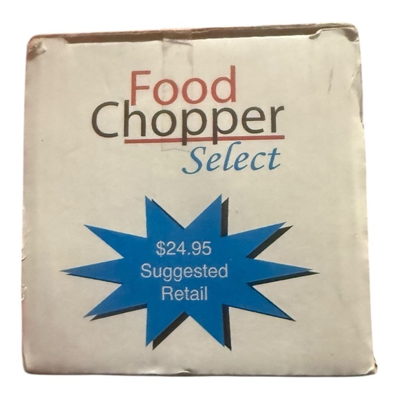 White and Blue Food Chopper - Picture 3 of 6